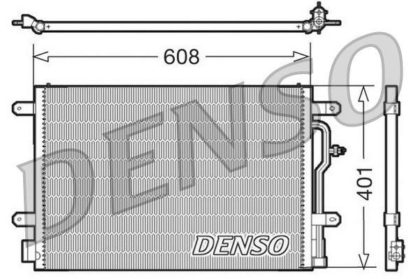 Denso Ac Condenser DCN02012 - image 2