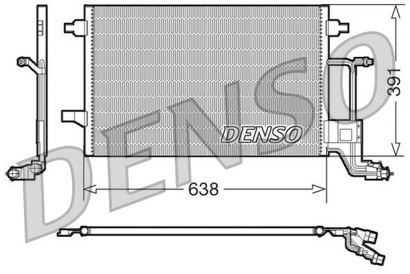 Denso Ac Condenser DCN02014 - image 2