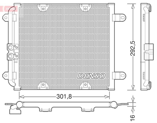 Denso Ac Condenser DCN02028 - image 2