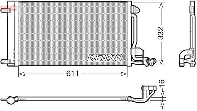 Denso Ac Condenser DCN02034 - image 2