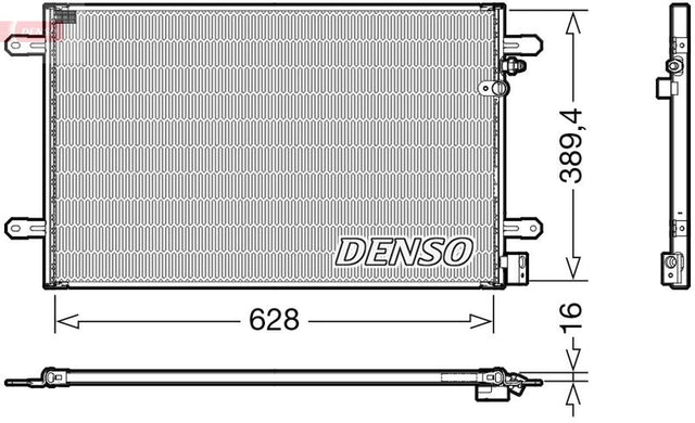 Denso Ac Condenser DCN02037 - image 2