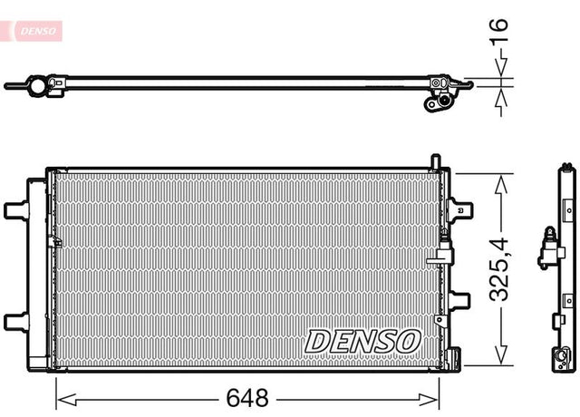 Denso Ac Condenser DCN02040 - image 2