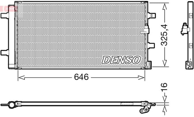 Denso Ac Condenser DCN02041 - image 2