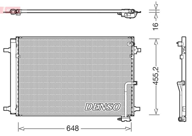Denso Ac Condenser DCN02042 - image 2