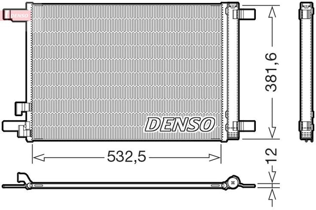 Denso Ac Condenser DCN02048 - image 2