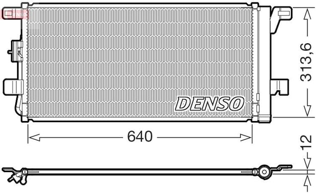 Denso Ac Condenser DCN02049 - image 2