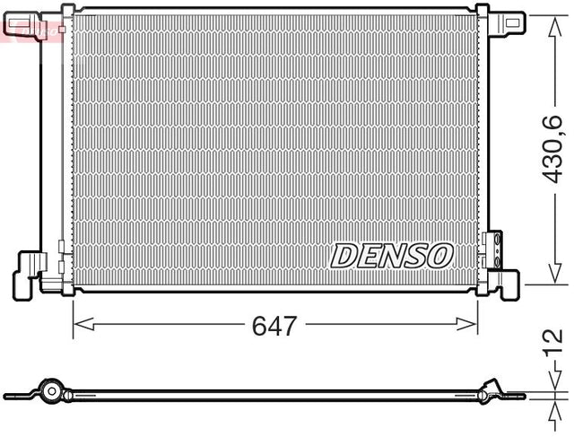 Denso Ac Condenser DCN02050 - image 2
