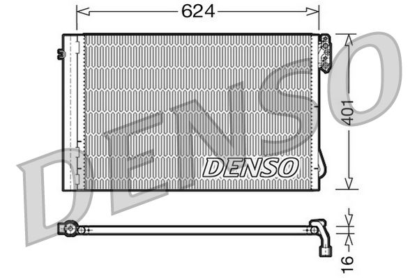 Denso Ac Condenser DCN05011 - image 2