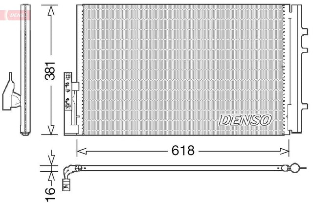 Denso Ac Condenser DCN05014 - image 2