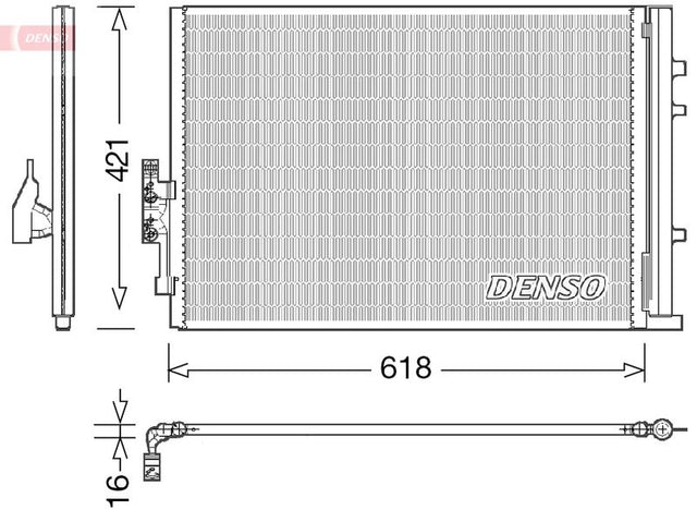 Denso Ac Condenser DCN05016 - image 2