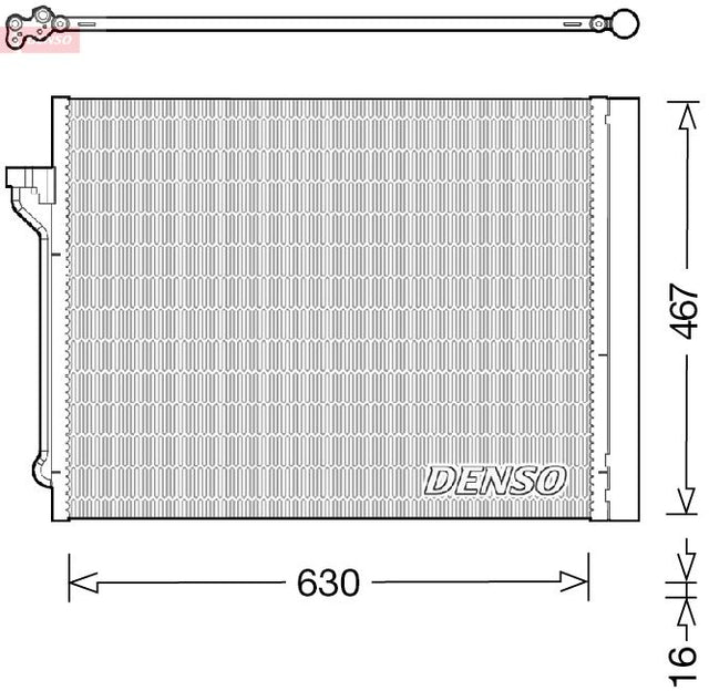 Denso Ac Condenser DCN05029 - image 2