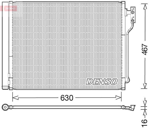 Denso Ac Condenser DCN05031 - image 2