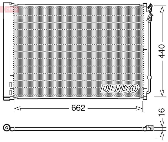 Denso Ac Condenser DCN05032 - image 2