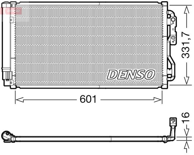 Denso Ac Condenser DCN05033 - image 2