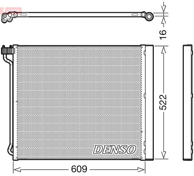 Denso Ac Condenser DCN05034 - image 2