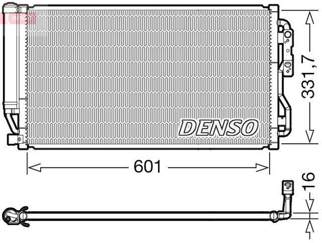 Denso Ac Condenser DCN05035 - image 2