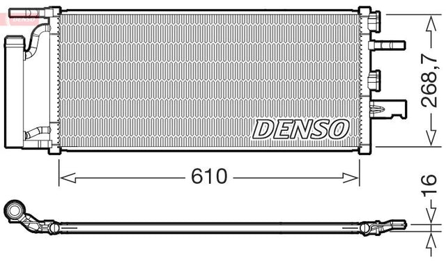 Denso Ac Condenser DCN05036 - image 2