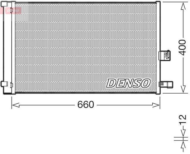 Denso Ac Condenser DCN05037 - image 2