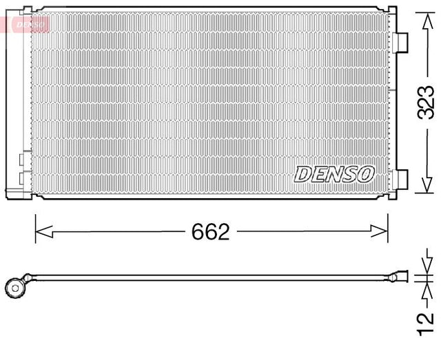 Denso Ac Condenser DCN05103 - image 2