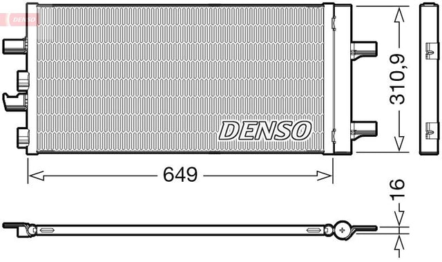 Denso Ac Condenser DCN05104 - image 2