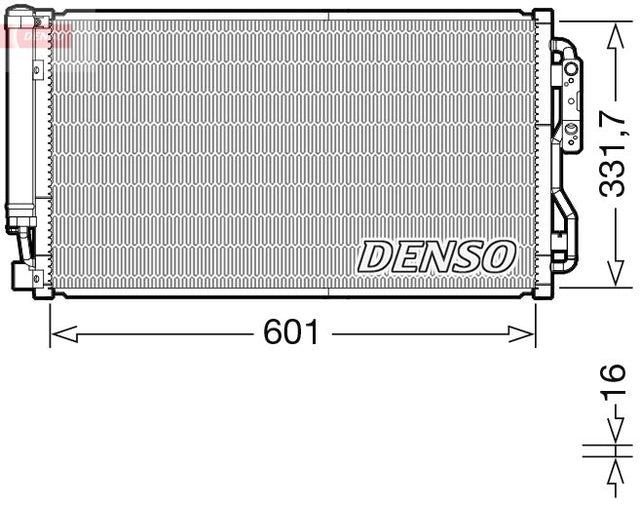 Denso Ac Condenser DCN05105 - image 2