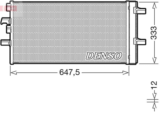Denso Ac Condenser DCN05108 - image 2