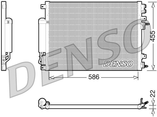 Denso Ac Condenser DCN06001 - image 2