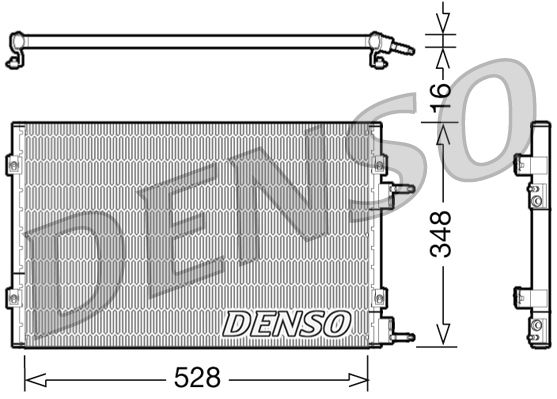 Denso Ac Condenser DCN06003 - image 2