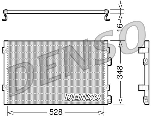 Denso Ac Condenser DCN06004 - image 2