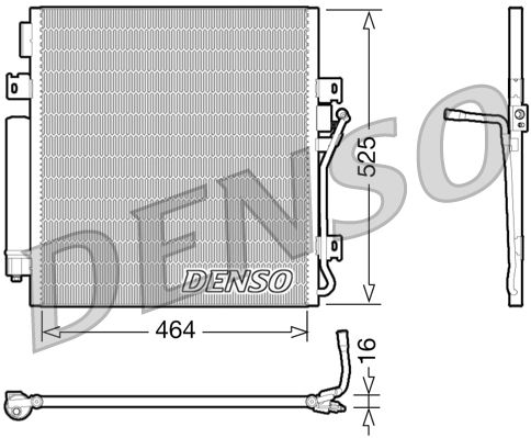 Denso Ac Condenser DCN06011 - image 2