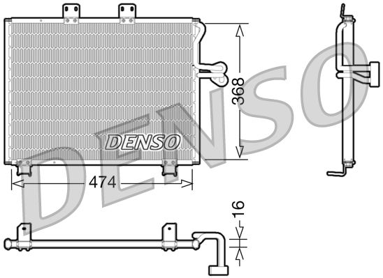 Denso Ac Condenser DCN06013 - image 2