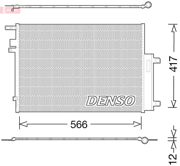 Denso Ac Condenser DCN06017 - image 2