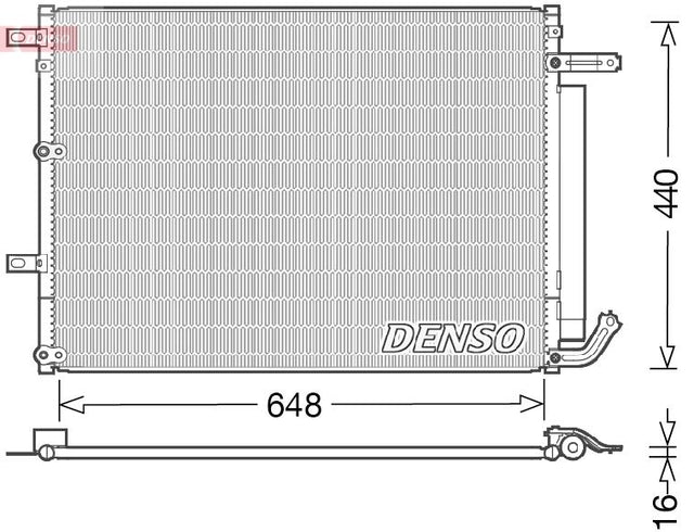 Denso Ac Condenser DCN06018 - image 2