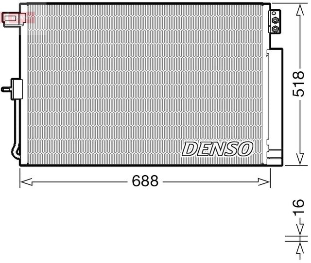 Denso Ac Condenser DCN06019 - image 2
