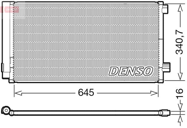 Denso Ac Condenser DCN06020 - image 2