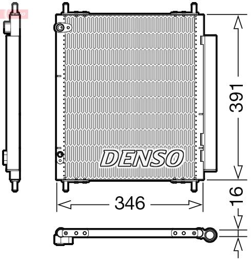 Denso Ac Condenser DCN07003 - image 2