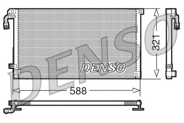 Denso Ac Condenser DCN07004 - image 2