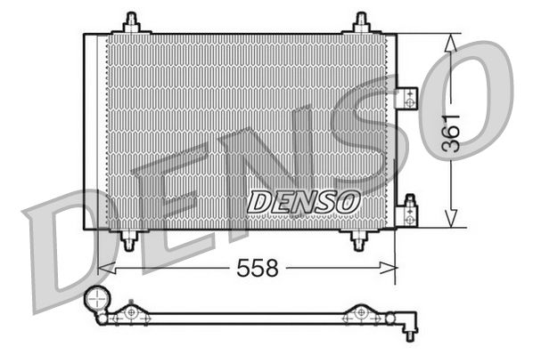 Denso Ac Condenser DCN07005 - image 2