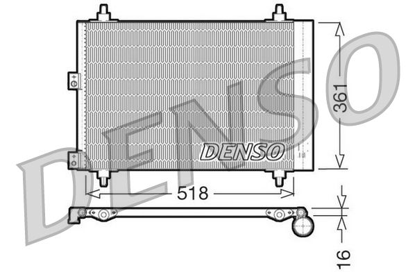Denso Ac Condenser DCN07006 - image 2