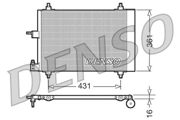 Denso Ac Condenser DCN07009 - image 2