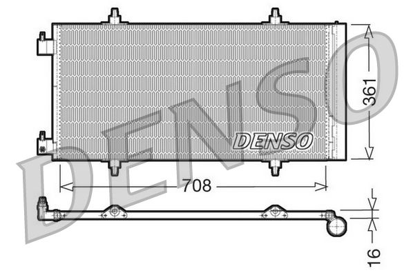 Denso Ac Condenser DCN07011 - image 2