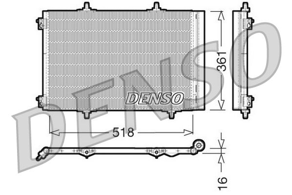Denso Ac Condenser DCN07013 - image 2