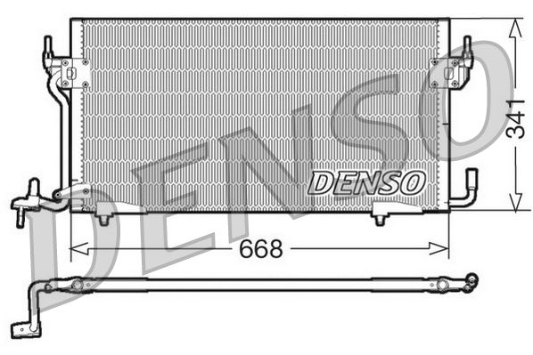 Denso Ac Condenser DCN07060 - image 2