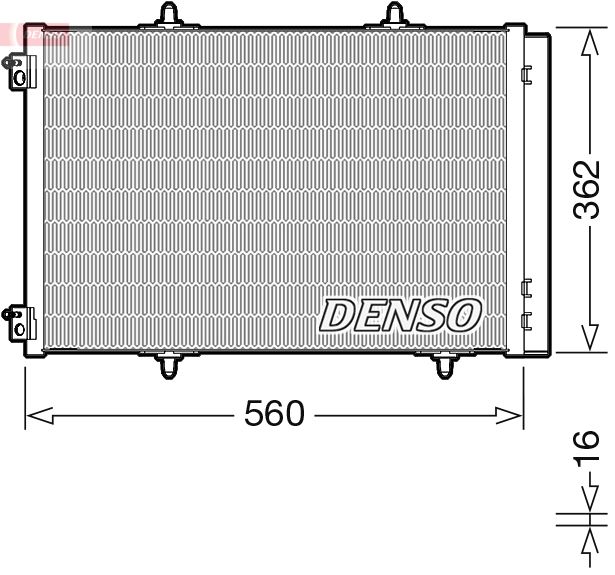 Denso Ac Condenser DCN07061 - image 2