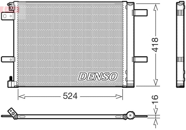 Denso Ac Condenser DCN07062 - image 2