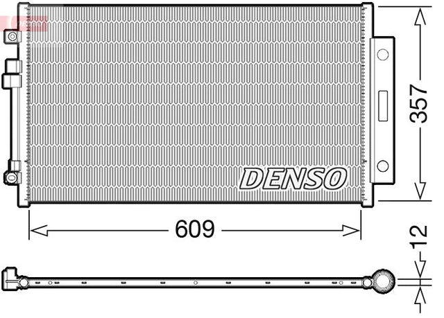Denso Ac Condenser DCN09004 - image 2
