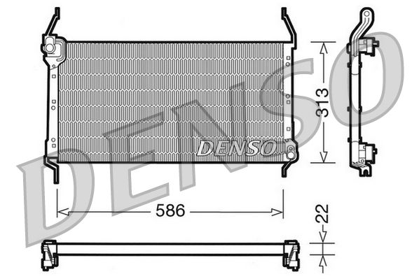 Denso Ac Condenser DCN09013 - image 2