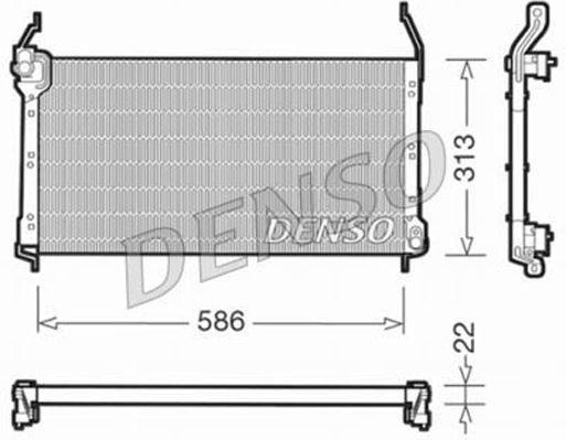 Denso Ac Condenser DCN09014 - image 2