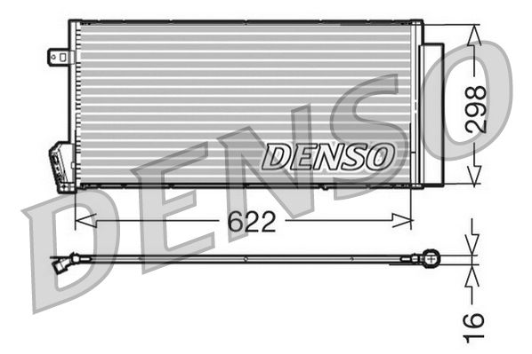 Denso Ac Condenser DCN09018 - image 2