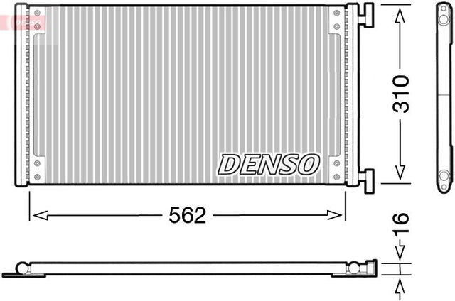 Denso Ac Condenser DCN09040 - image 2